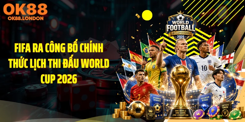 FIFA ra công bố chính thức lịch thi đấu world cup 2026