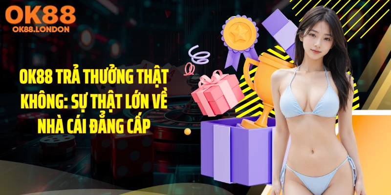 OK88 Trả Thưởng Thật Không: Sự Thật Lớn Về Nhà Cái Đẳng Cấp